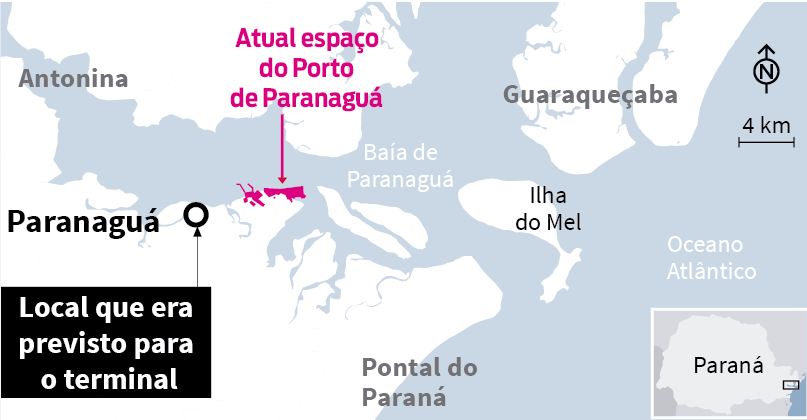 desistencia novo terminal paranagua 02 - Projeto de porto privado em Paranaguá é cancelado