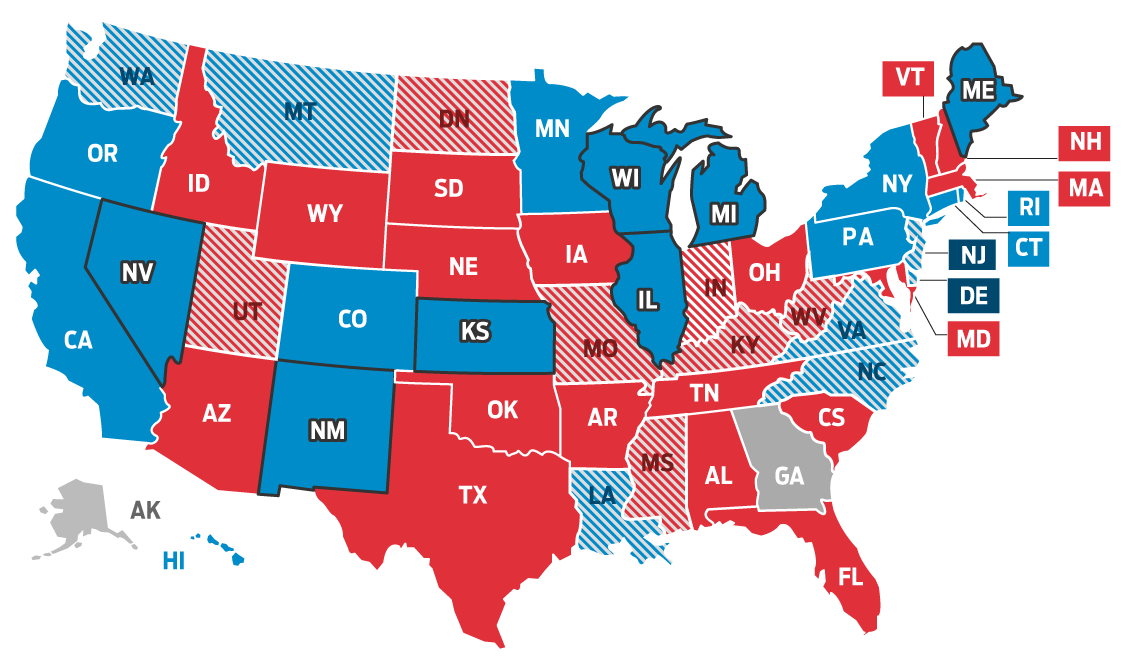 Infográfico: Eleições dos EUA - Governo