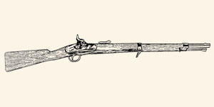 Carabina usada por tropas de cavalaria